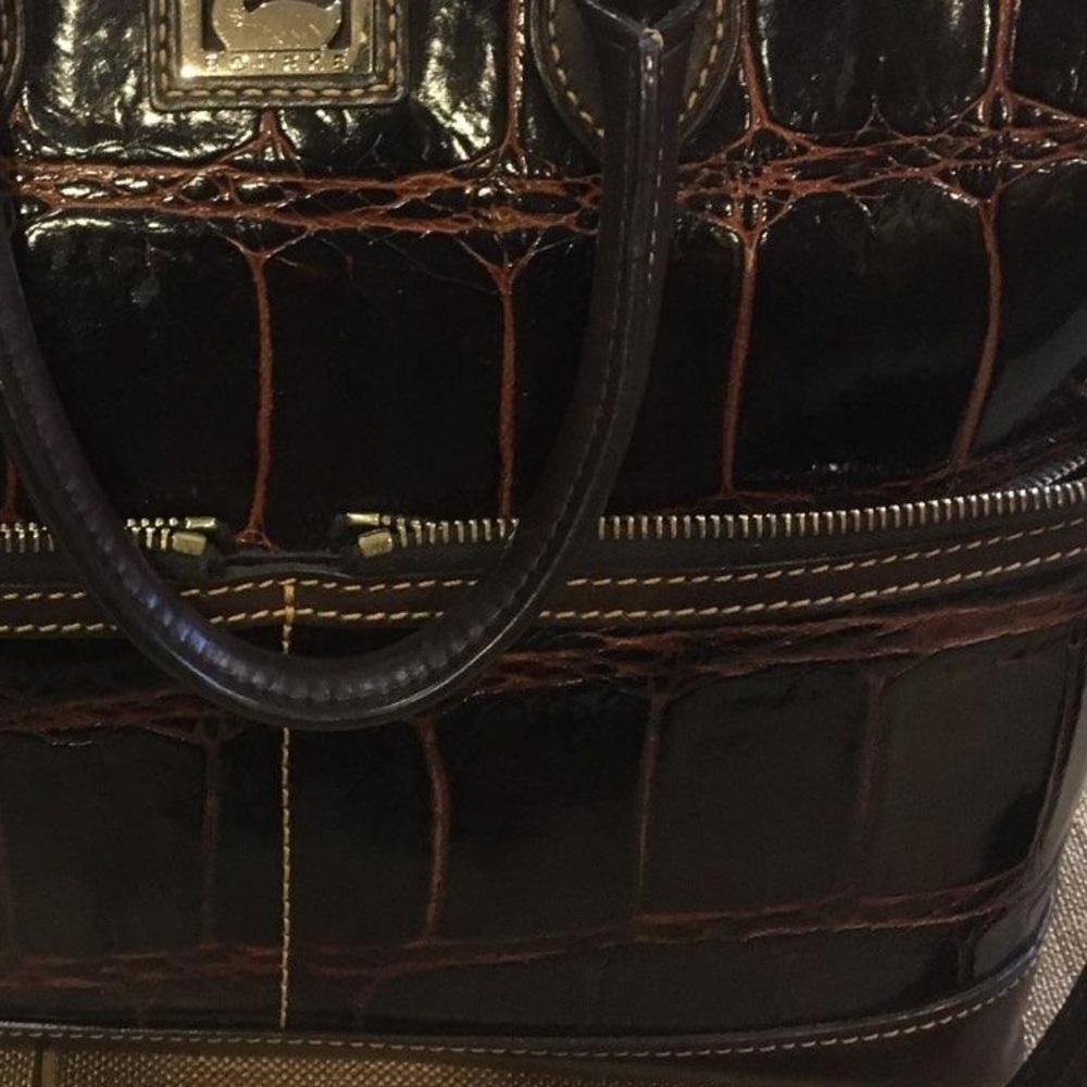 Dooney and Burke brown leather purse